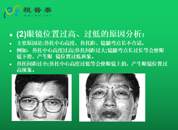 眼鏡的整形校配