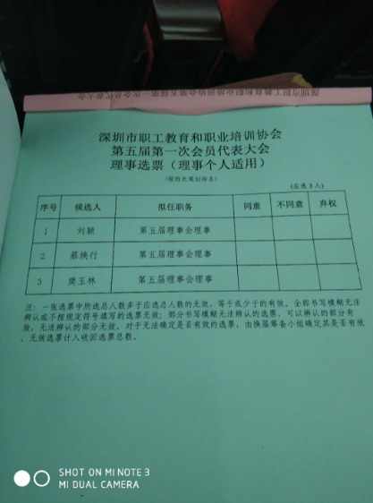 深圳視普泰受邀參加深圳市職工教育和職業(yè)培訓(xùn)協(xié)會換屆選舉